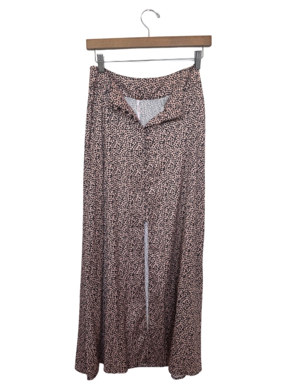 Free People Cheetah Print Maxi Skirt